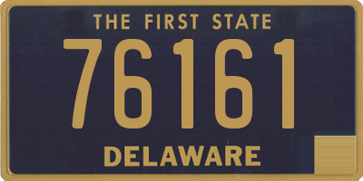 DE license plate 76161