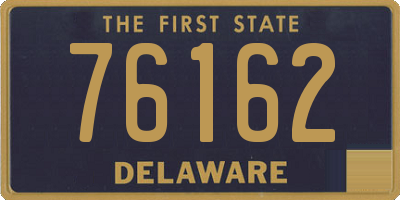 DE license plate 76162