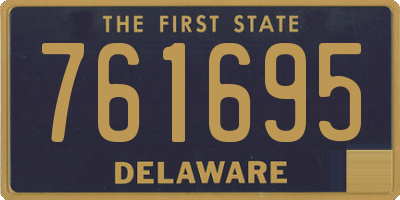 DE license plate 761695