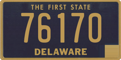 DE license plate 76170