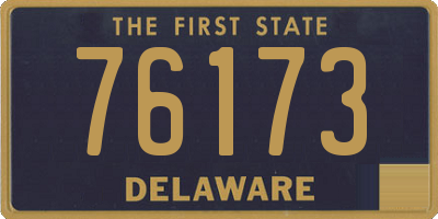 DE license plate 76173