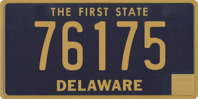 DE license plate 76175