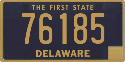 DE license plate 76185