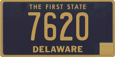 DE license plate 7620