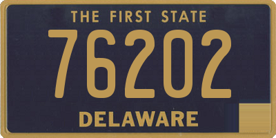 DE license plate 76202