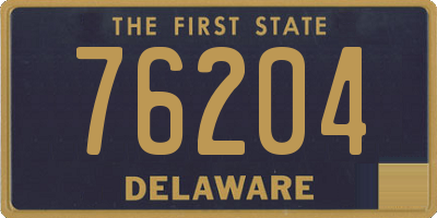 DE license plate 76204