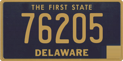DE license plate 76205
