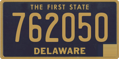DE license plate 762050