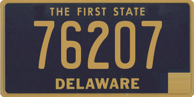 DE license plate 76207
