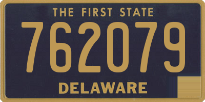 DE license plate 762079