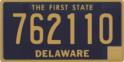 DE license plate 762110