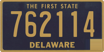 DE license plate 762114
