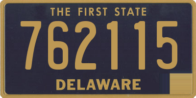 DE license plate 762115