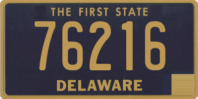 DE license plate 76216