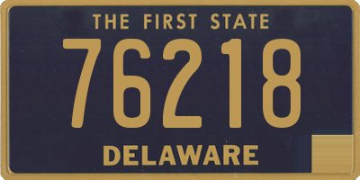 DE license plate 76218