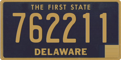 DE license plate 762211