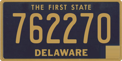 DE license plate 762270
