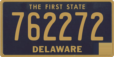 DE license plate 762272