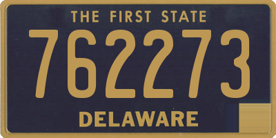 DE license plate 762273