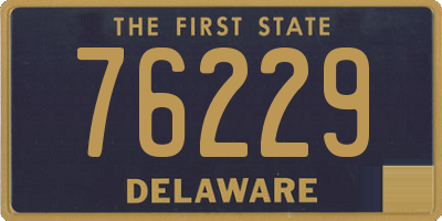 DE license plate 76229