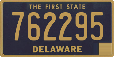 DE license plate 762295