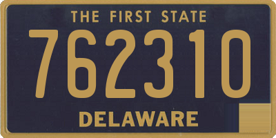 DE license plate 762310