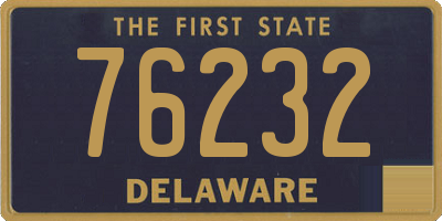 DE license plate 76232