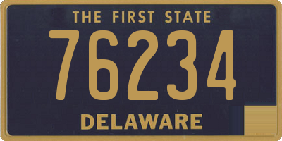 DE license plate 76234