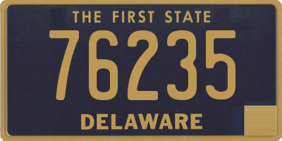 DE license plate 76235