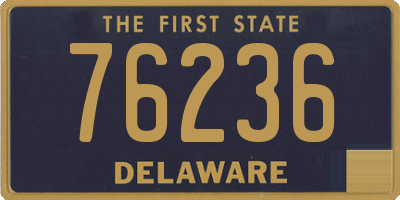 DE license plate 76236