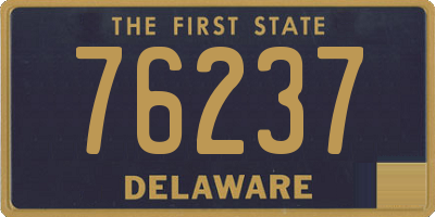 DE license plate 76237