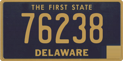 DE license plate 76238