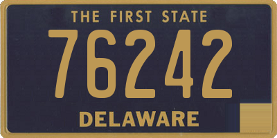 DE license plate 76242