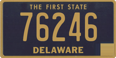 DE license plate 76246