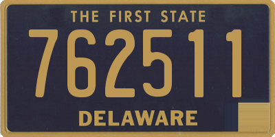 DE license plate 762511