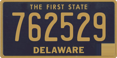 DE license plate 762529