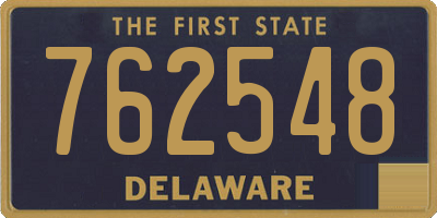 DE license plate 762548
