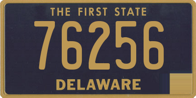 DE license plate 76256