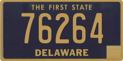 DE license plate 76264