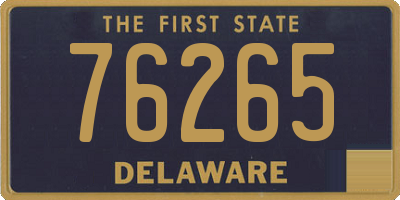 DE license plate 76265