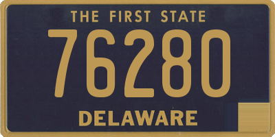 DE license plate 76280