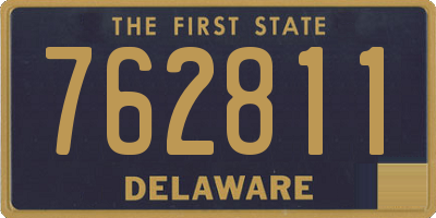 DE license plate 762811