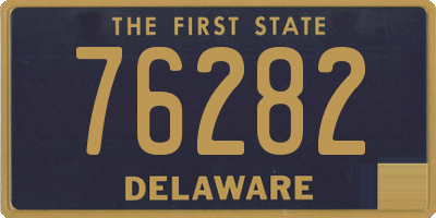 DE license plate 76282