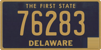 DE license plate 76283