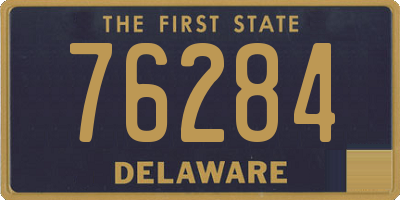 DE license plate 76284