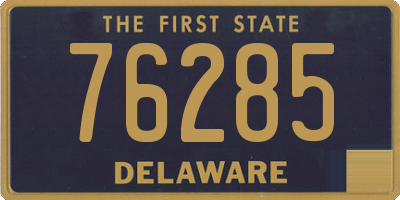DE license plate 76285