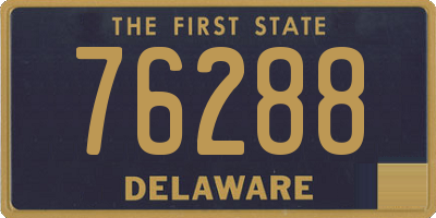 DE license plate 76288