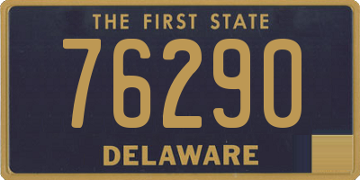 DE license plate 76290