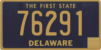 DE license plate 76291