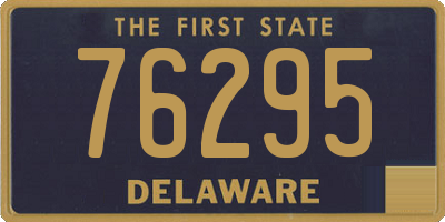 DE license plate 76295